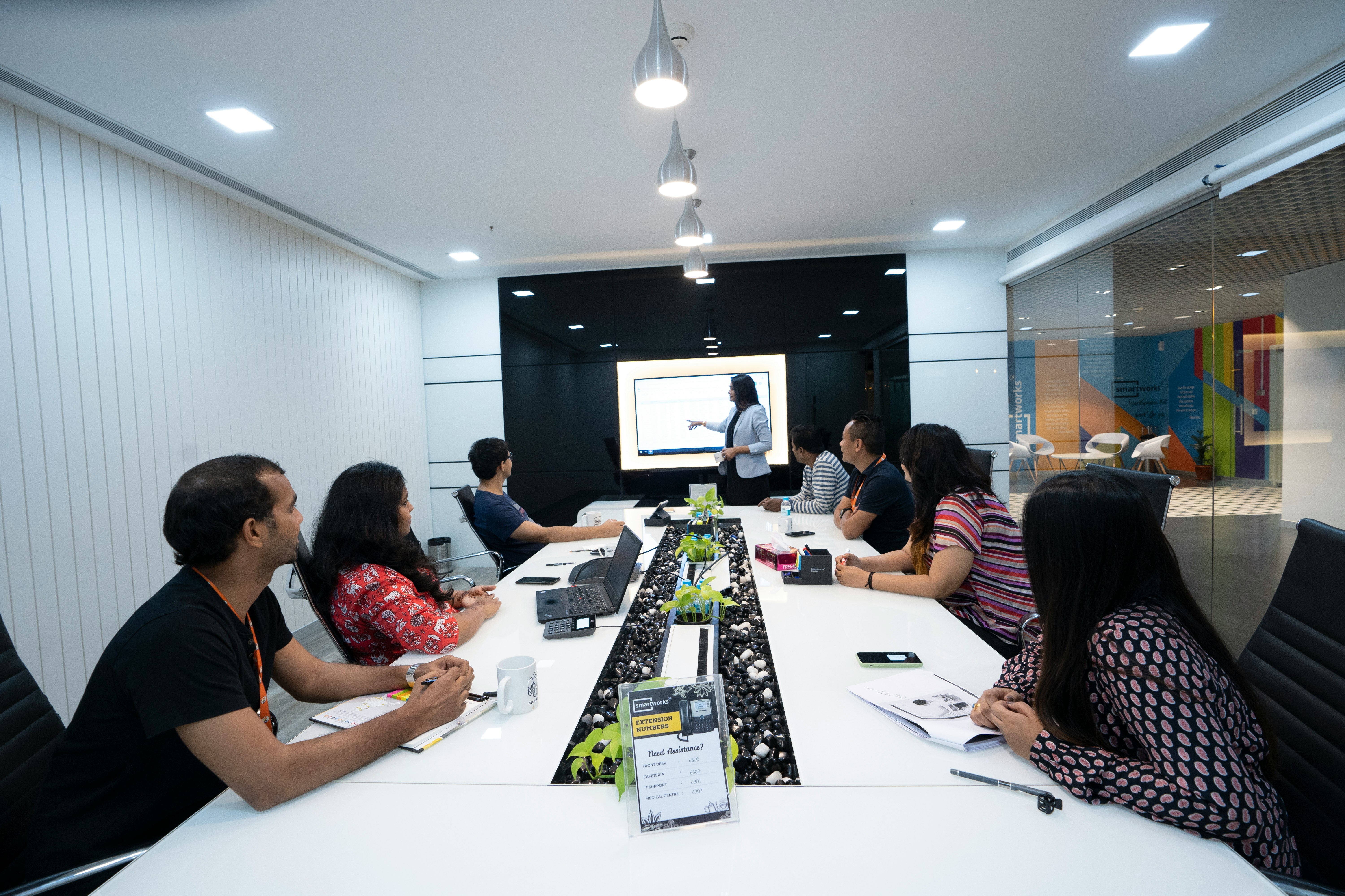 Business partnership meeting